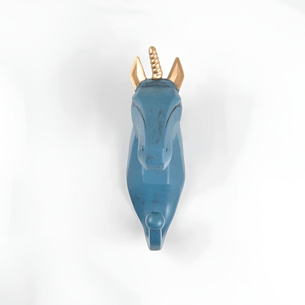 Animal Head Wall-Mounted Key Holder Coat Rack Wall Rack