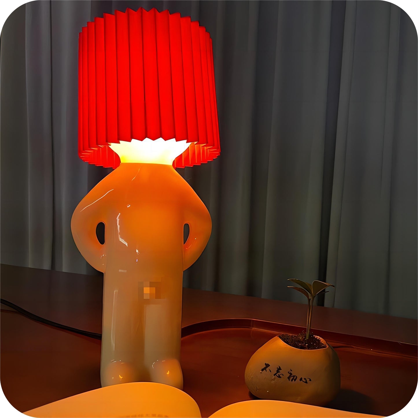Playful Wireless Table Lamp with Unique Design – Portable Cordless Rechargeable LED Lamp for Joyful Interiors-3