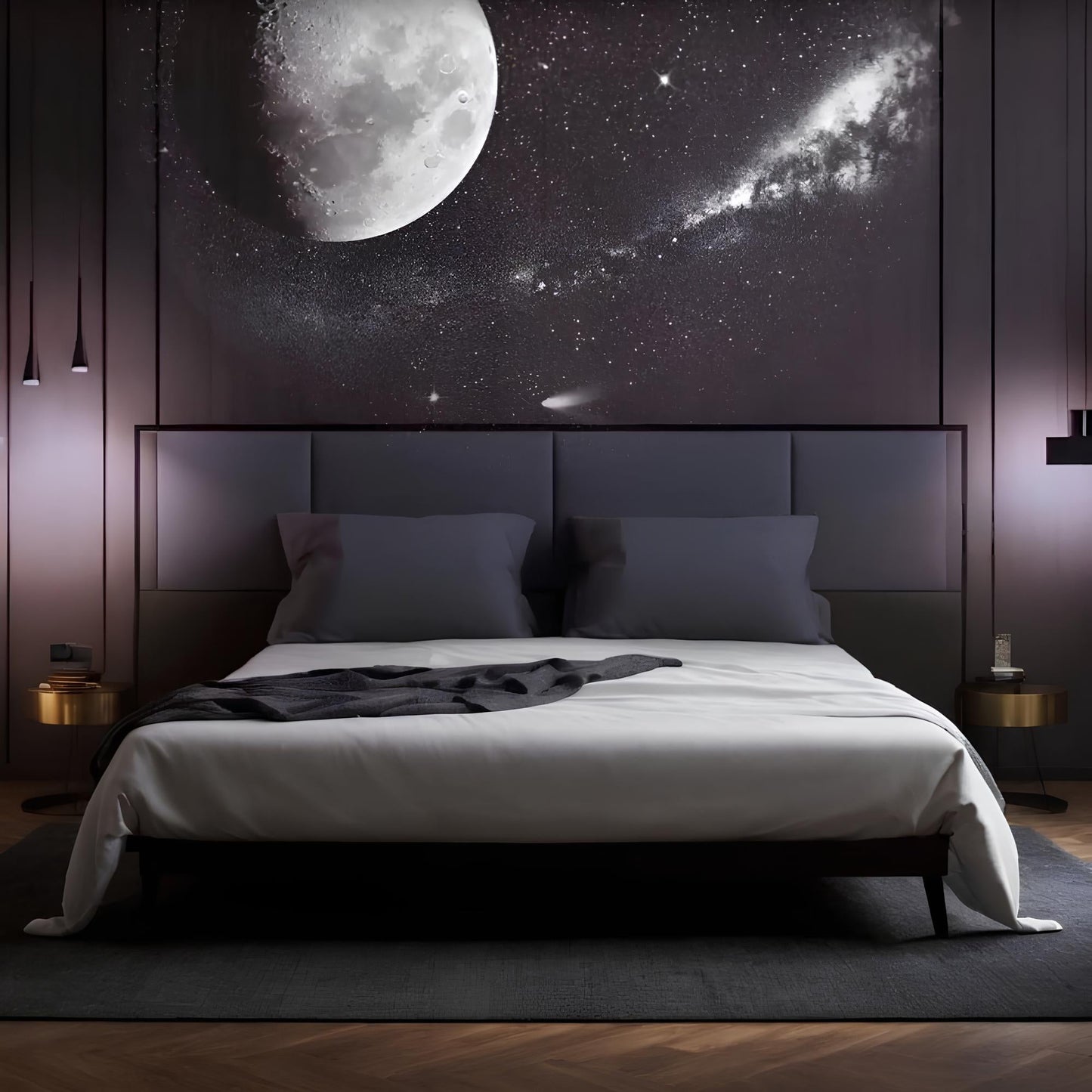 Galaxy Projector Star Light with Multiple Motifs – Space Projection Night Light for Home Ambiance-4