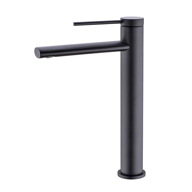 Elegant Basin Mixer Tap with Single Lever and Deck Mounted – High-Quality Brass and Ceramic Design