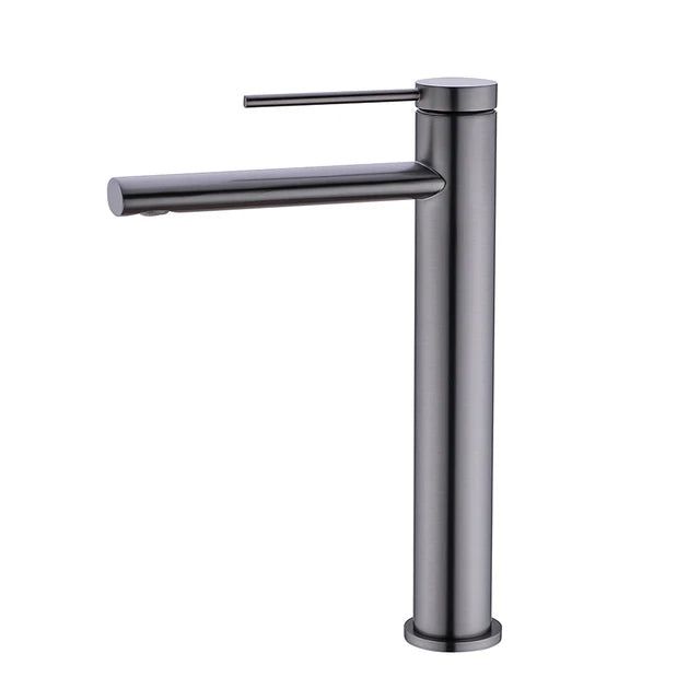 Elegant Basin Mixer Tap with Single Lever and Deck Mounted – High-Quality Brass and Ceramic Design