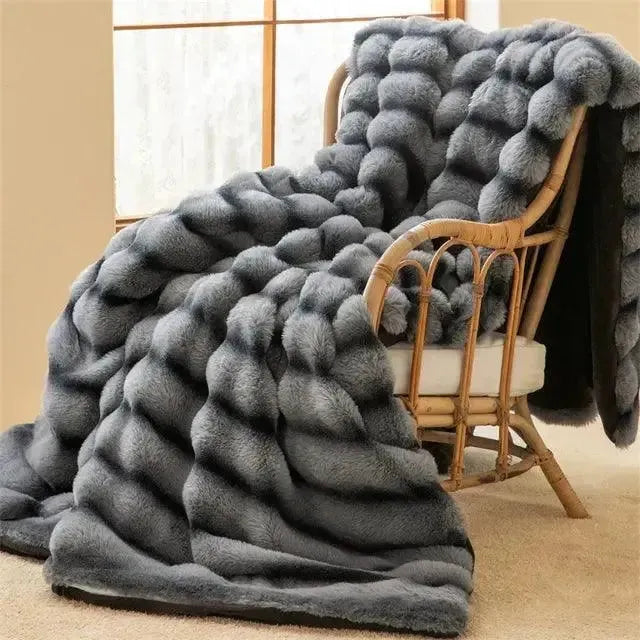 Luxury Fleece Winter Blanket in Various Colours – Comfortable, Anti-Pilling, Available in 100x160 cm, 130x160 cm, 160x200 cm
