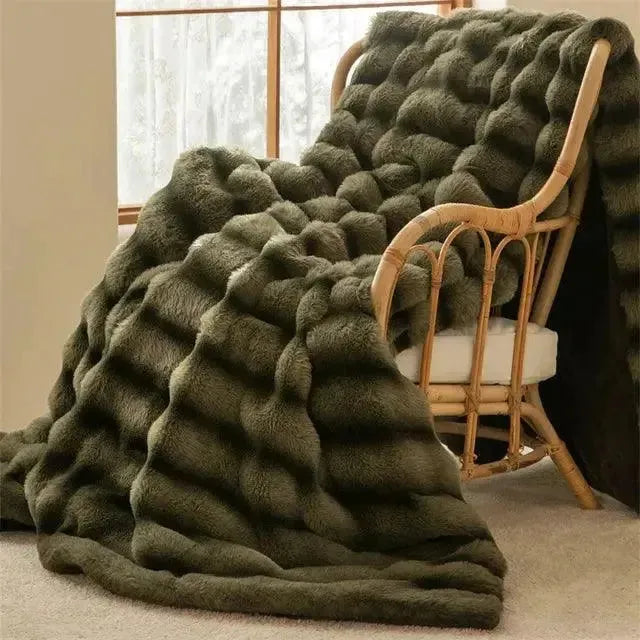 Luxury Fleece Winter Blanket in Various Colours – Comfortable, Anti-Pilling, Available in 100x160 cm, 130x160 cm, 160x200 cm