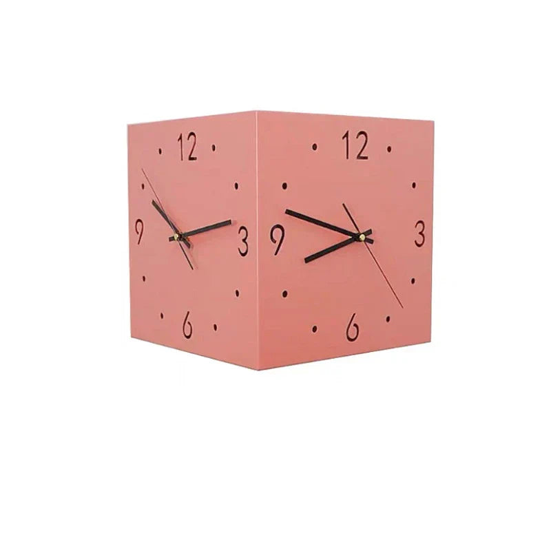 Creative Square Wall Clock with Silent Mechanism – Elegant and Modern Interior Decoration for Any Room