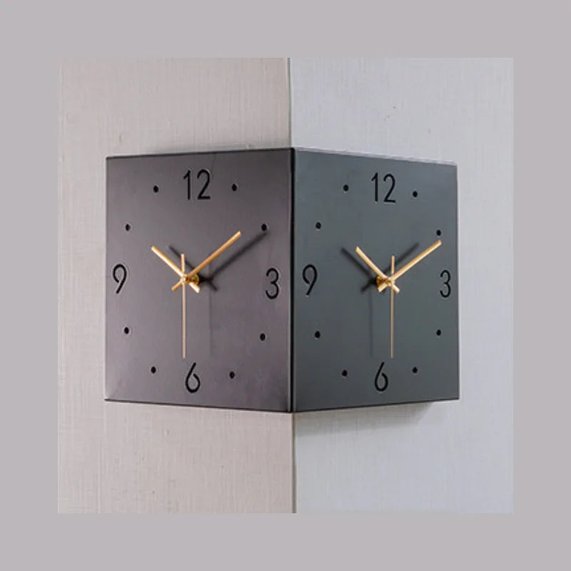 Creative Square Wall Clock with Silent Mechanism – Elegant and Modern Interior Decoration for Any Room