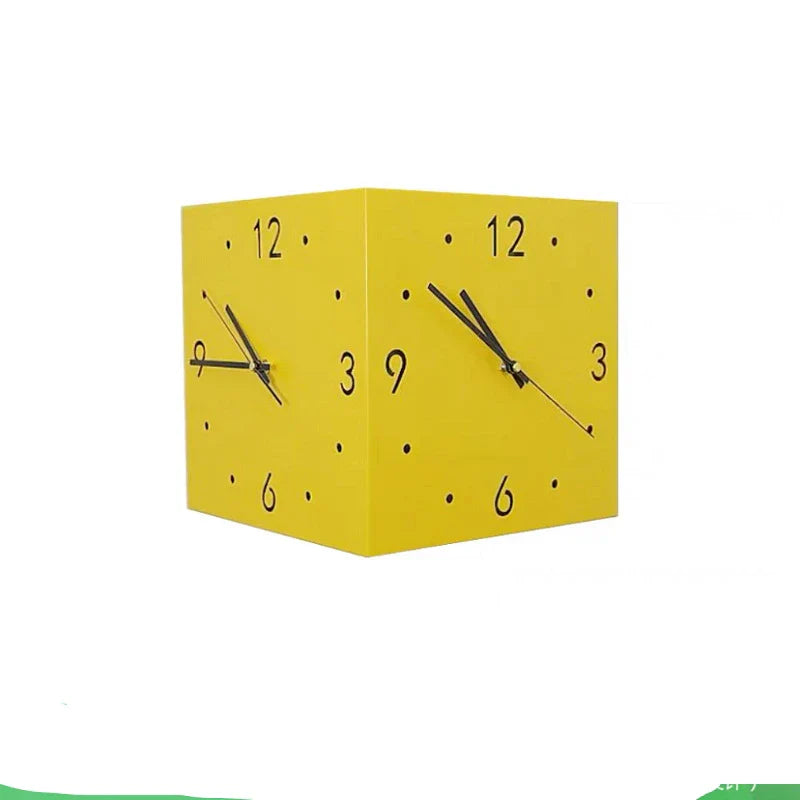 Creative Square Wall Clock with Silent Mechanism – Elegant and Modern Interior Decoration for Any Room
