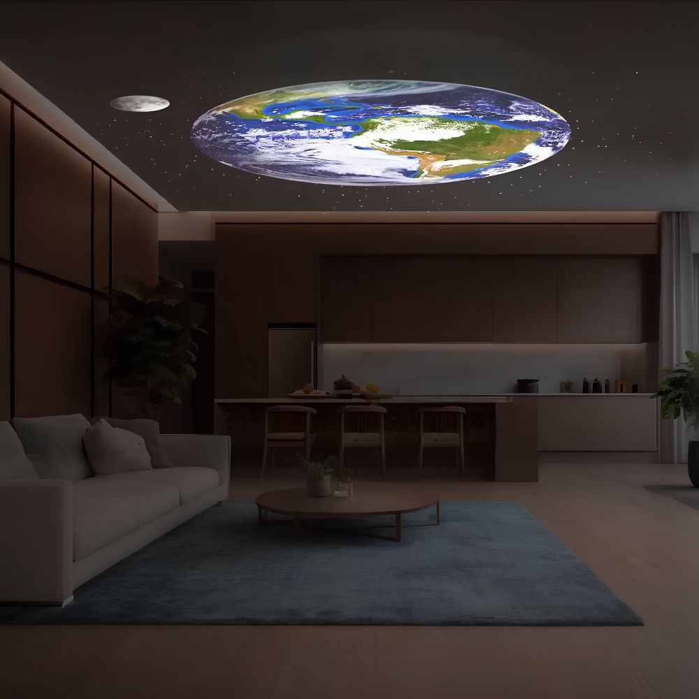 Galaxy Projector Star Light with Multiple Motifs – Space Projection Night Light for Home Ambiance-5