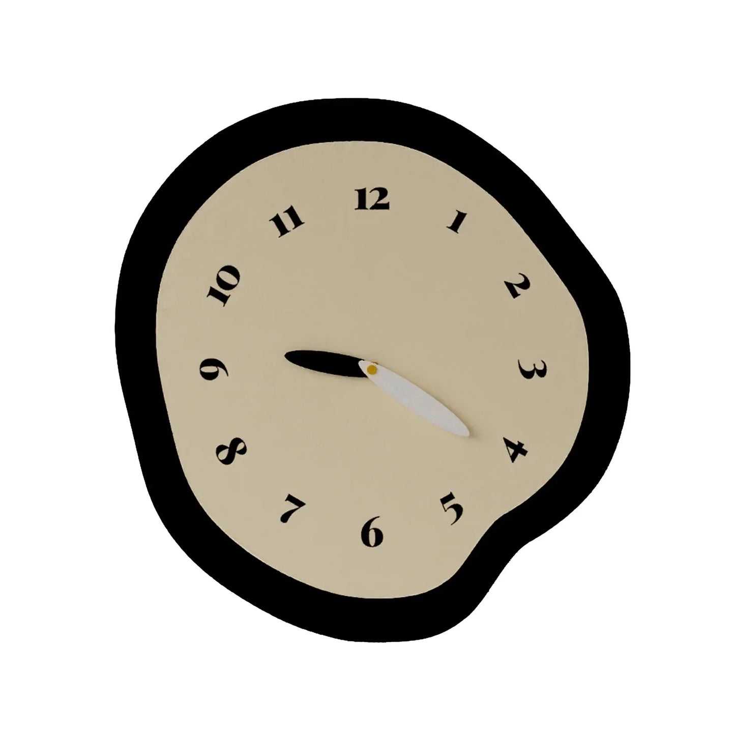 Abstract Wall Clock with Silent Operation – Modern Design for Living Room and Bedroom, 30 cm or 33 cm Diameter