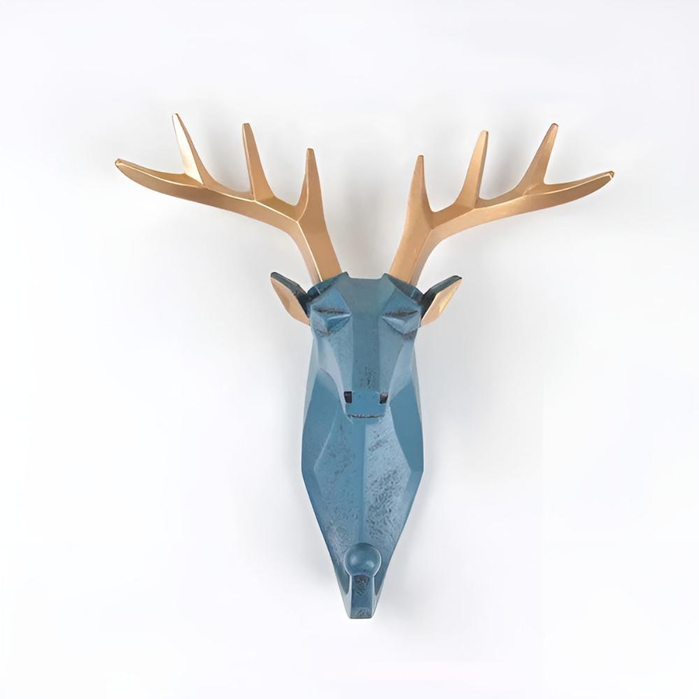 Animal Head Wall-Mounted Key Holder Coat Rack Wall Rack