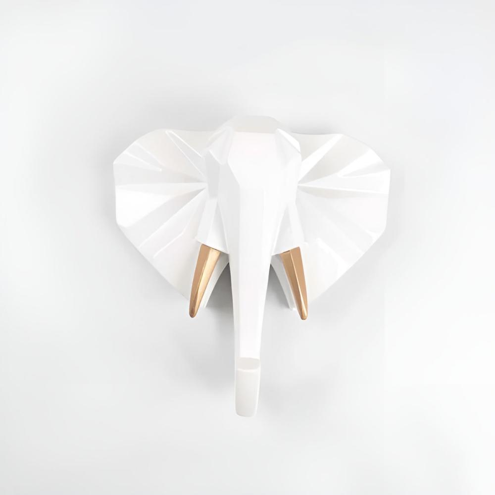 Animal Head Wall-Mounted Key Holder Coat Rack Wall Rack