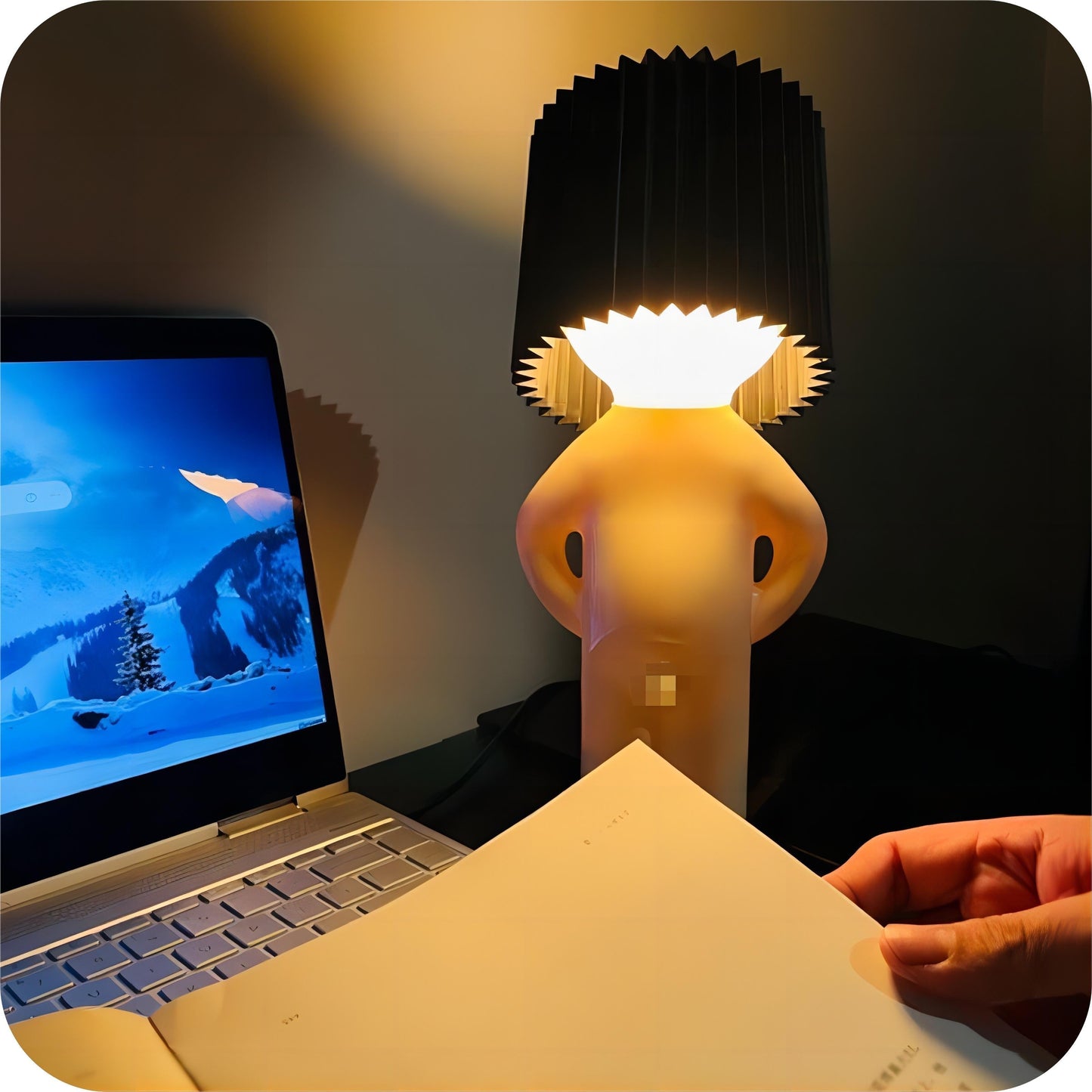 Variant image for Playful Wireless Table Lamp with Unique Design – Portable Cordless Rechargeable LED Lamp for Joyful Interiors-2