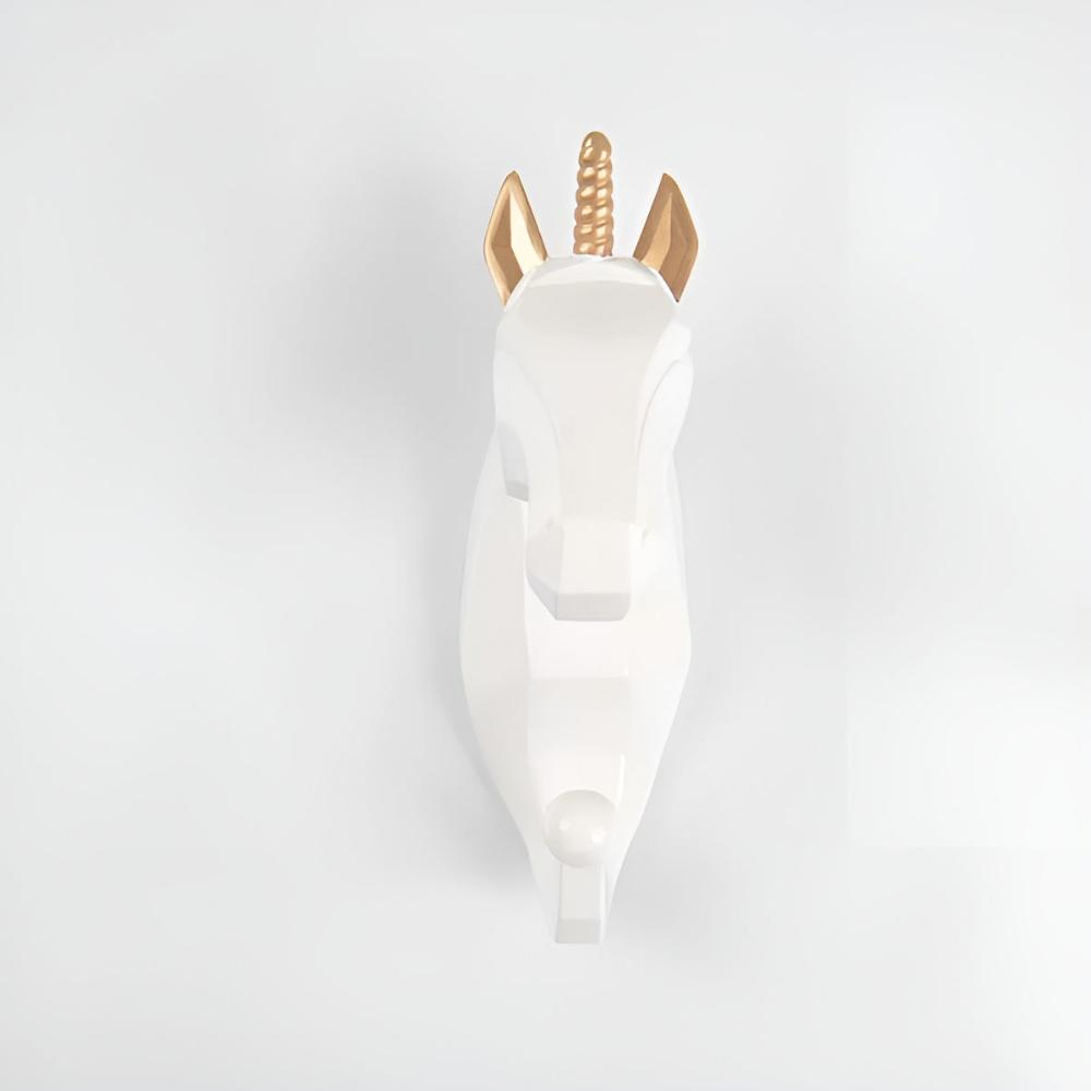 Animal Head Wall-Mounted Key Holder Coat Rack Wall Rack