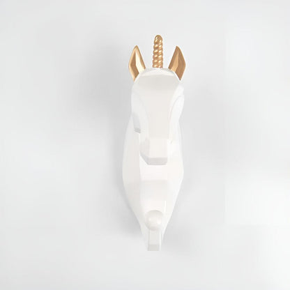 Animal Head Wall-Mounted Key Holder Coat Rack Wall Rack