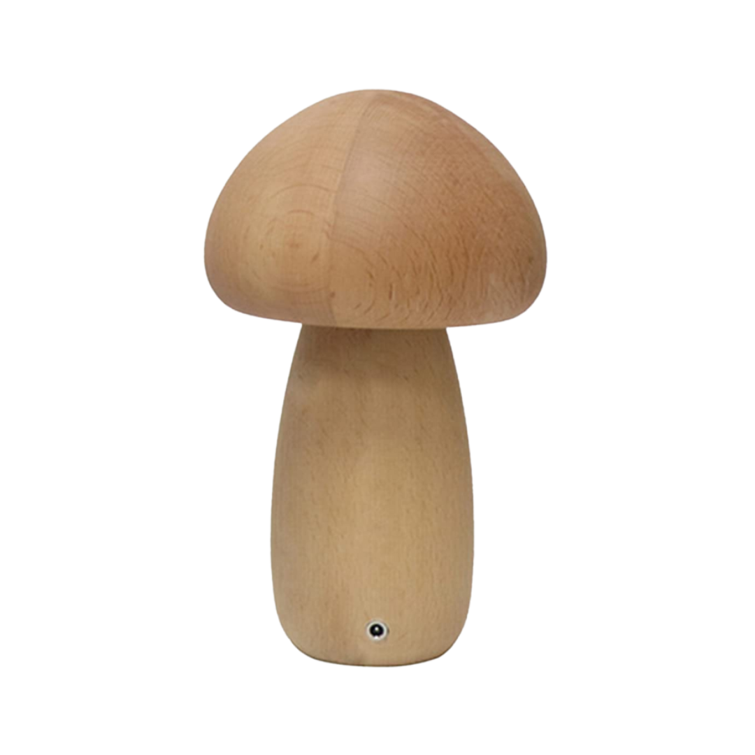 Battery-Operated Night Light with Adjustable Brightness – Enchanting Wooden Night Light for Children's Room and Bedroom