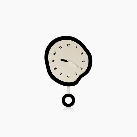 Abstract Silent Wall Clock Large with Modern Design – Stylish Clock for Living Room and Bedroom, Available in Two Sizes