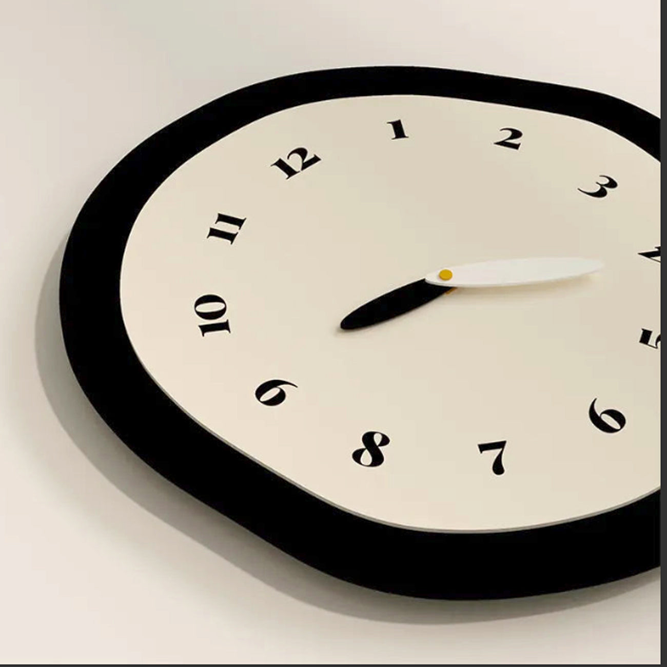 Abstract Silent Wall Clock Large with Modern Design – Stylish Clock for Living Room and Bedroom, Available in Two Sizes