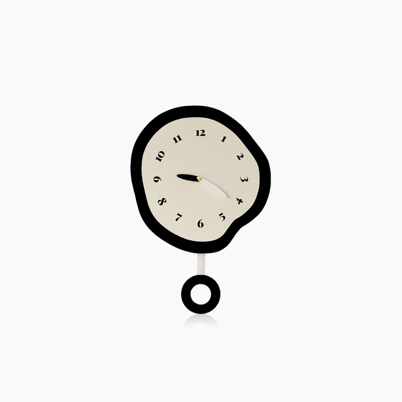 Abstract Silent Wall Clock Large with Modern Design – Stylish Clock for Living Room and Bedroom, Available in Two Sizes