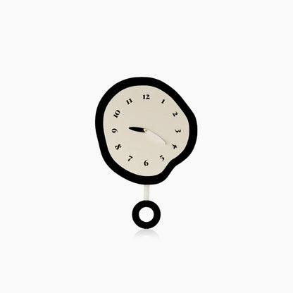 Abstract Silent Wall Clock Large with Modern Design – Stylish Clock for Living Room and Bedroom, Available in Two Sizes