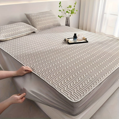 Ultra-Soft Cooling Latex Mattress Set with Breathable Pillow Covers for Refreshing Sleep-1