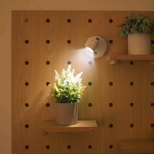Versatile LED Spotlight with Remote Control – Adjustable Multi-Directional Spot Lights for Easy Installation and Long Battery Life-1