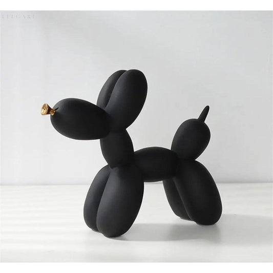 Modern Balloon Dog Statue – Hand-Painted Epoxy Resin Decor for Home and Office – Playful Art Piece in Various Colors-1