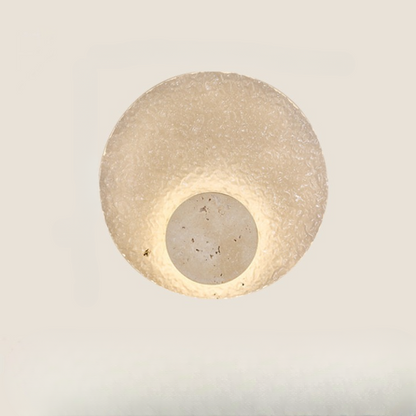 Variant image for Modern Acrylic and Travertine Wall Lamp – LED Wall Lights for Ambient Indoor Lighting, Minimalist Design, Easy Installation-2