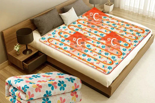 Electric Blanket with Temperature Control and Heating Blanket