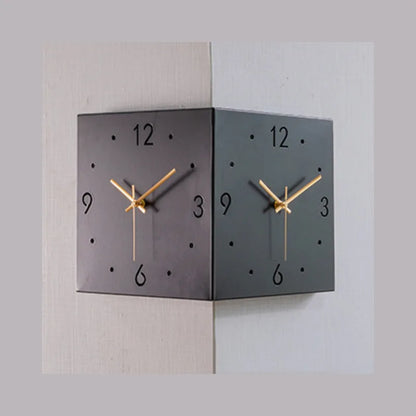 Creative Square Wall Clock with Silent Mechanism – Elegant and Modern Interior Decoration for Any Room