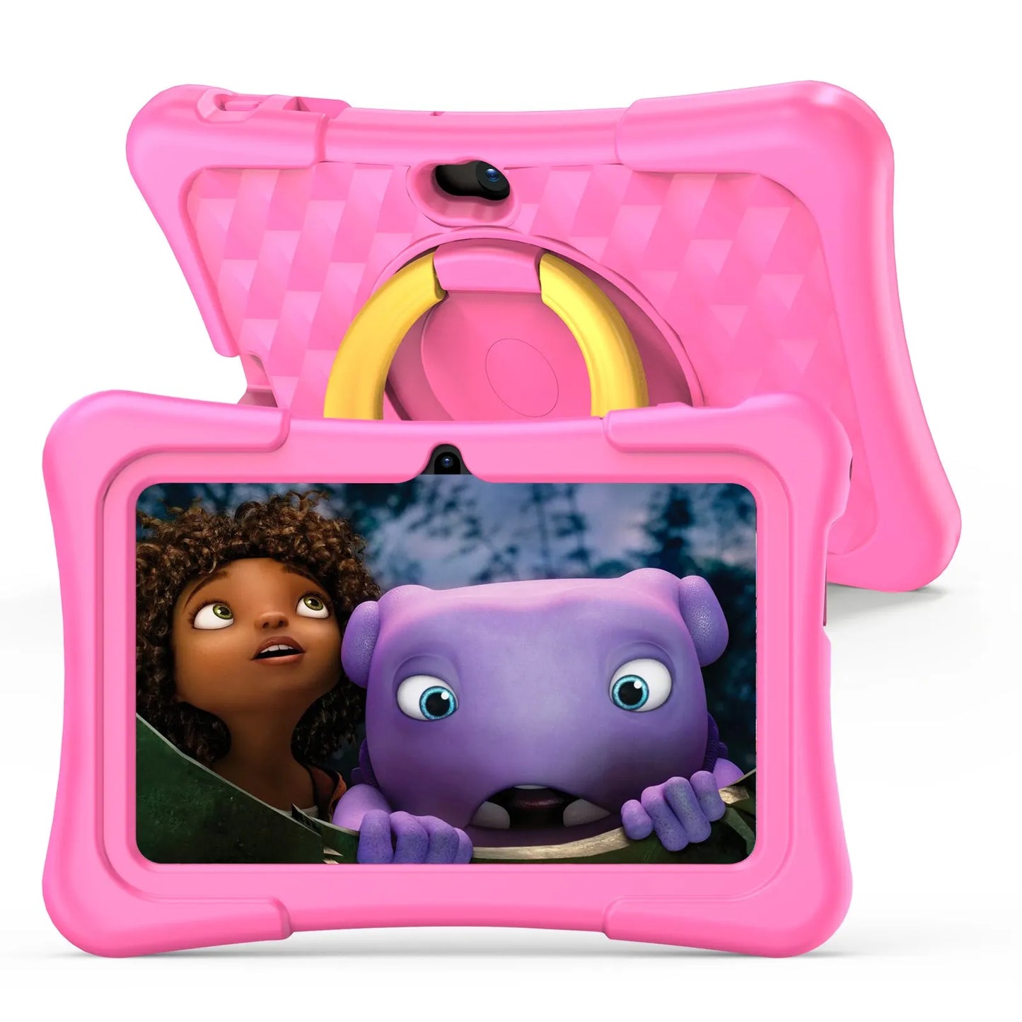 7 Inch Children's Tablet with Android 11, 32 GB, Educational Software, and Dual-Function Camera for Kids