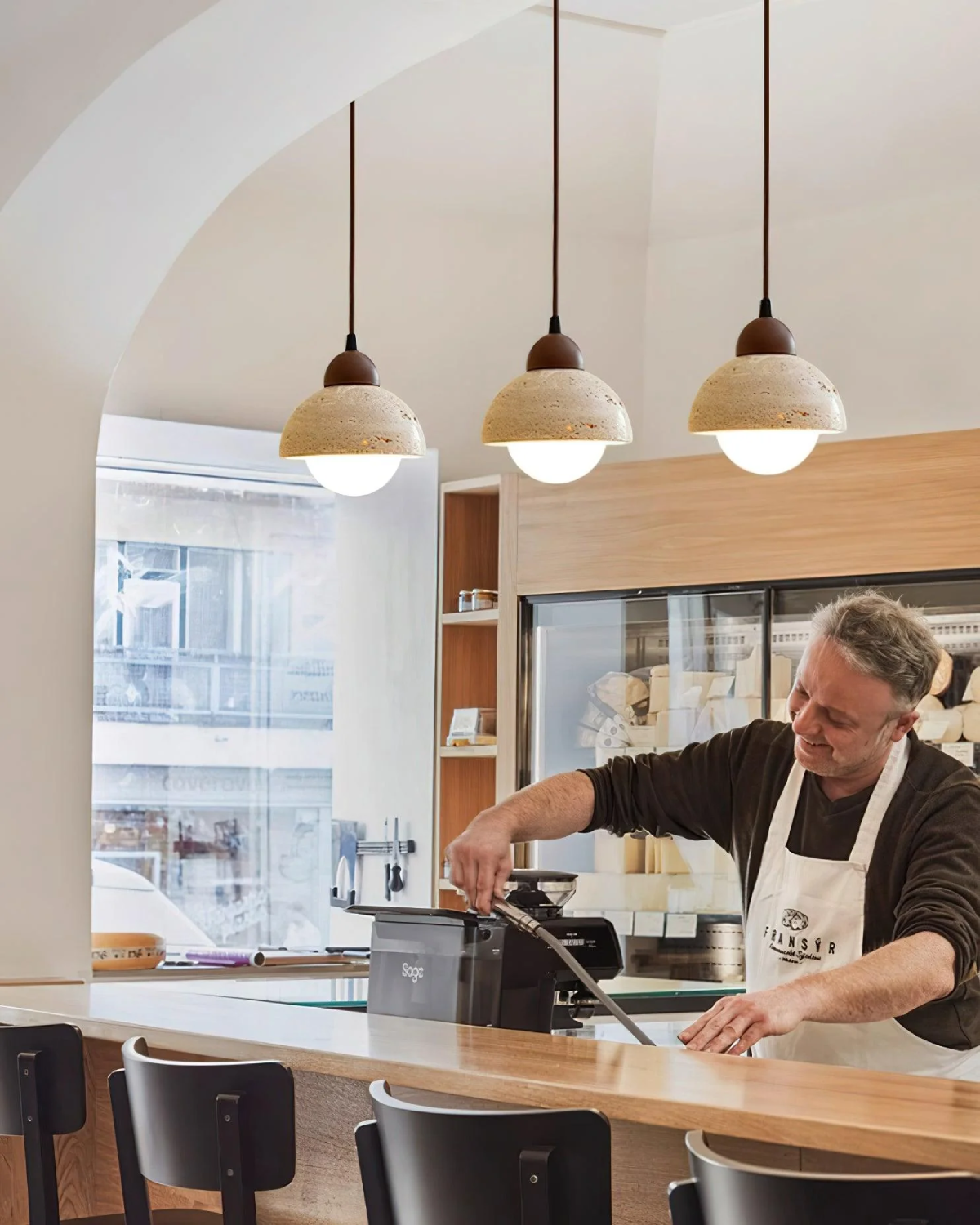 Solace Pendant Lamp in Cafe