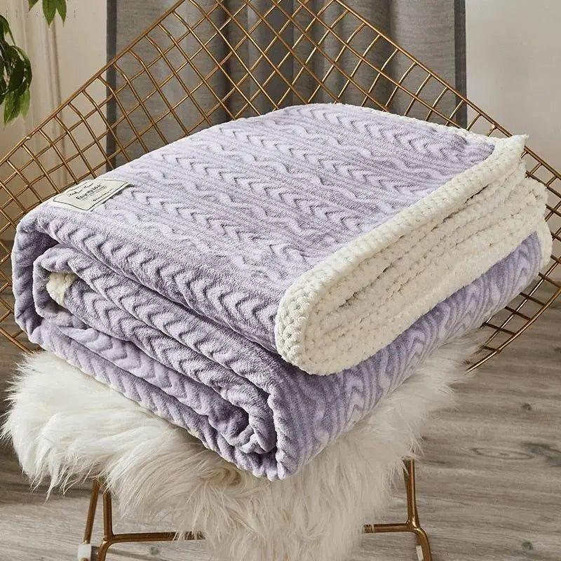 Warm and Cosy Thermal Blanket Made of Polyester – Machine Washable, Available in Various Sizes and Colours