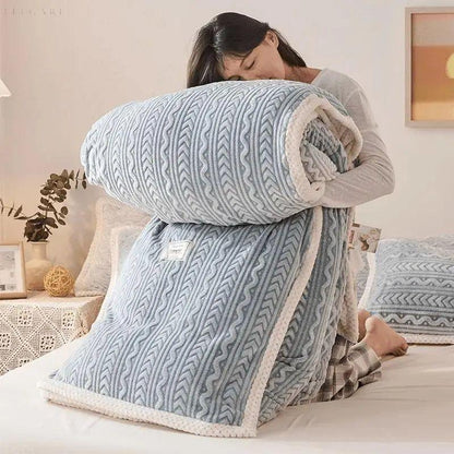 Warm and Cosy Thermal Blanket Made of Polyester – Machine Washable, Available in Various Sizes and Colours