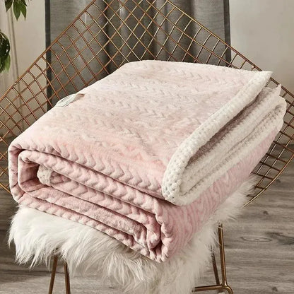 Warm and Cosy Thermal Blanket Made of Polyester – Machine Washable, Available in Various Sizes and Colours