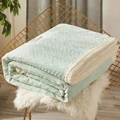 Warm and Cosy Thermal Blanket Made of Polyester – Machine Washable, Available in Various Sizes and Colours