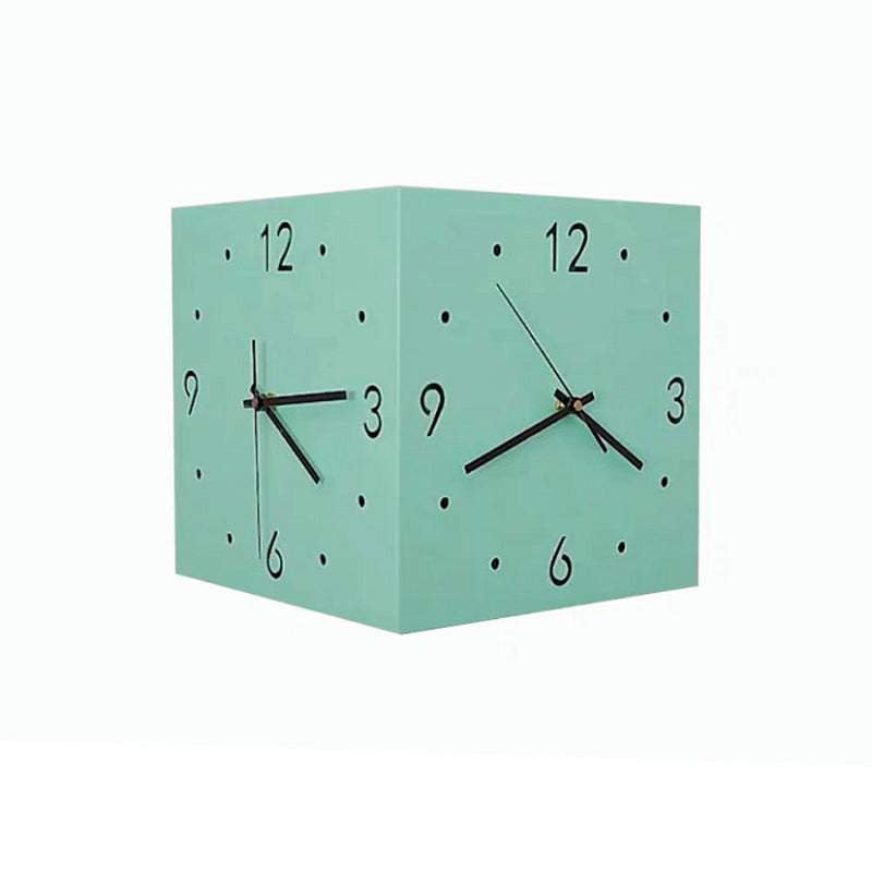 Creative Square Wall Clock with Silent Mechanism – Elegant and Modern Interior Decoration for Any Room