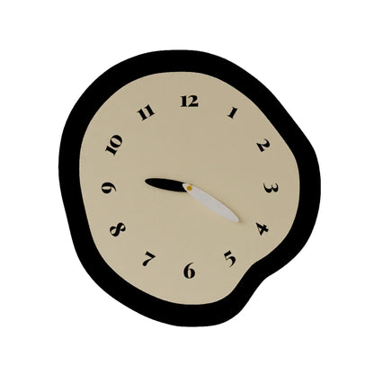 Abstract Wall Clock with Silent Operation – Modern Design for Living Room and Bedroom, 30 cm or 33 cm Diameter