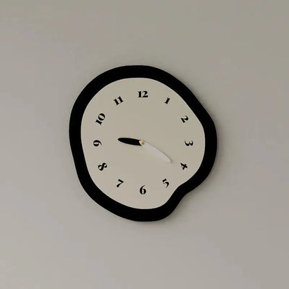 Abstract Wall Clock with Silent Operation – Modern Design for Living Room and Bedroom, 30 cm or 33 cm Diameter