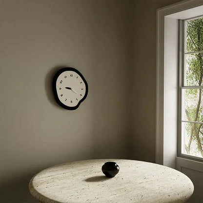 Abstract Wall Clock with Silent Operation – Modern Design for Living Room and Bedroom, 30 cm or 33 cm Diameter