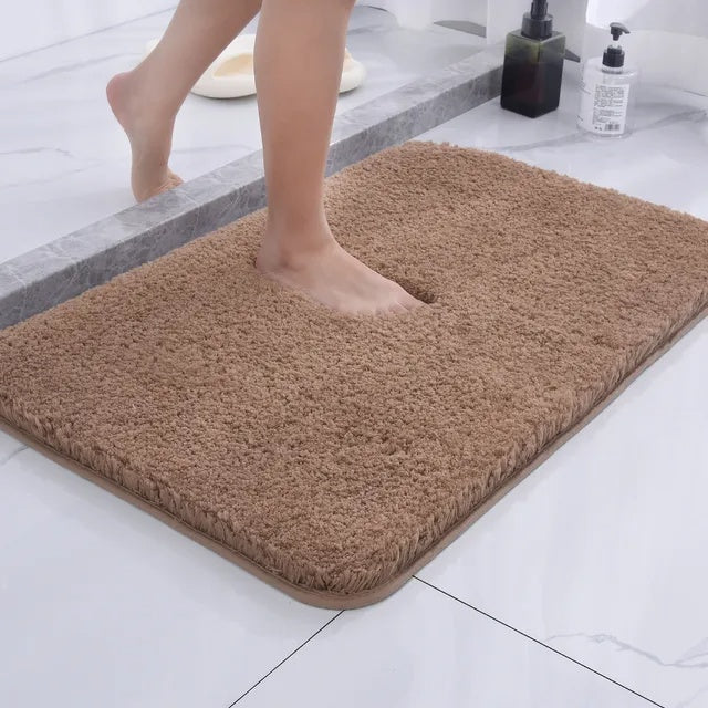 Ultra-Soft Bath Mat Non-Slip – Quick-Drying Microfibre 50 x 80 cm for Luxury Comfort and Safety in the Bathroom