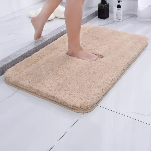 Ultra-Soft Bath Mat Non-Slip – Quick-Drying Microfibre 50 x 80 cm for Luxury Comfort and Safety in the Bathroom
