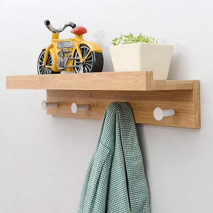 Cooper Wall Storage Shelf with Hooks for Coat Rack Wall Coat Rack