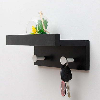Cooper Wall Storage Shelf with Hooks for Coat Rack Wall Coat Rack